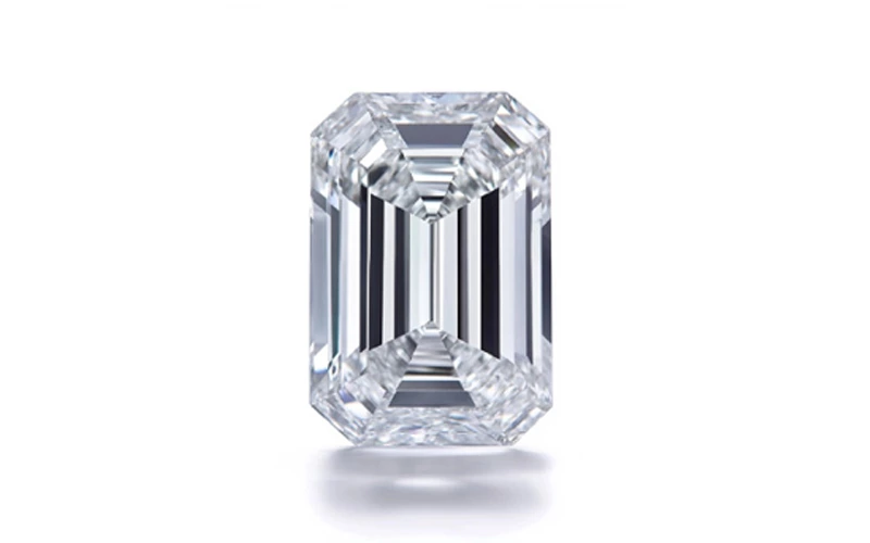 emerald cut loose lab grown diamond