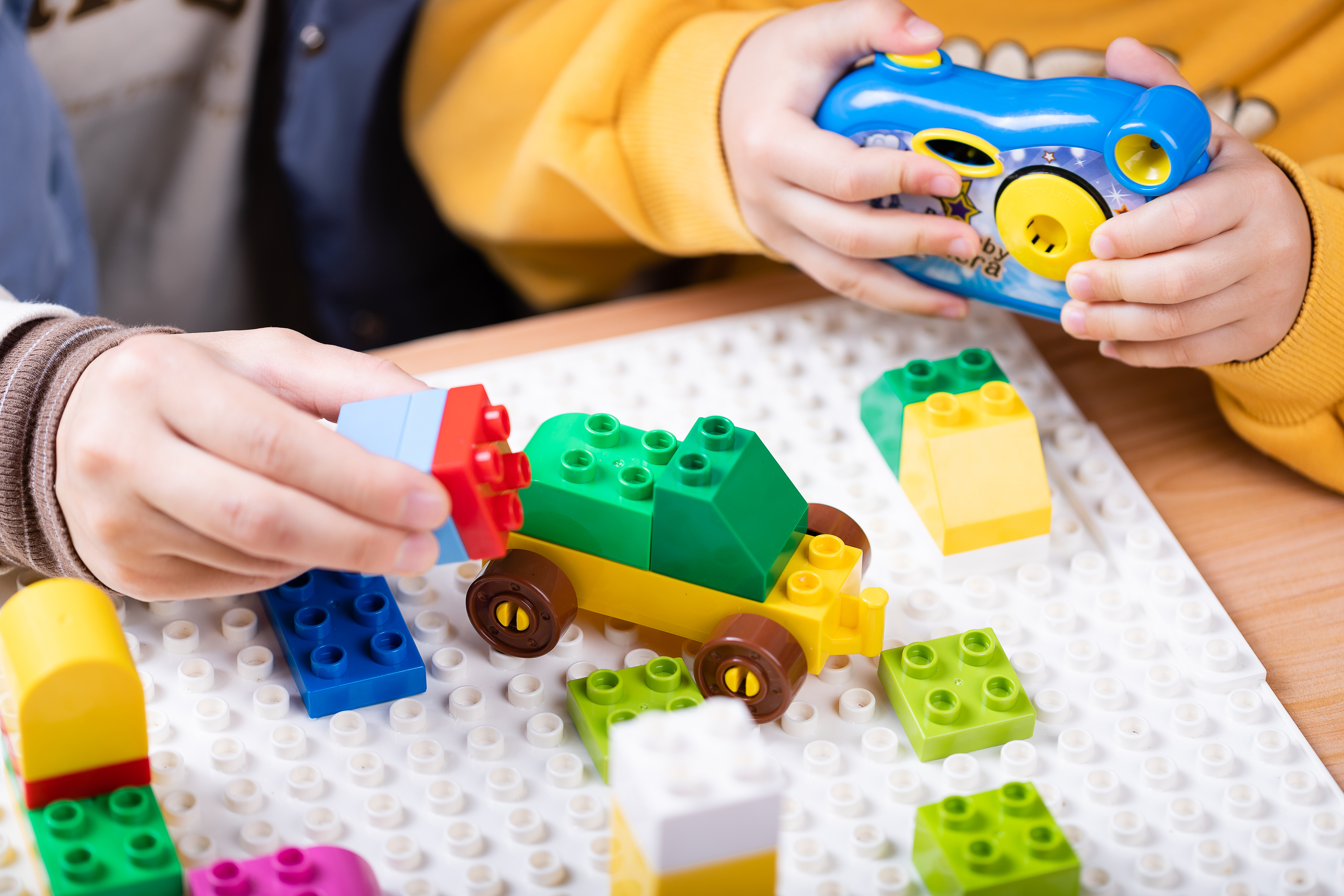 Children's building block toys