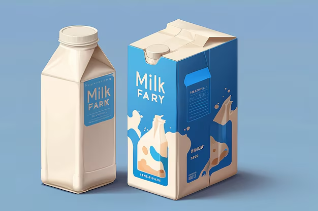 Milk carton packaging