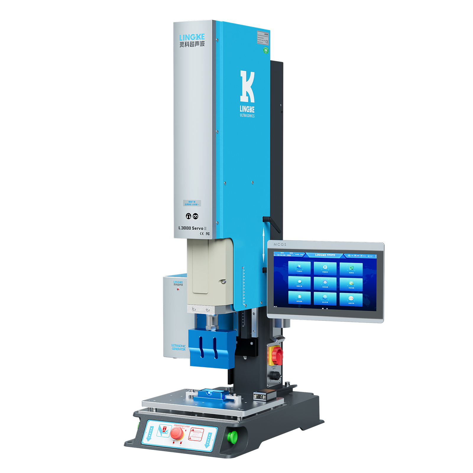 Lingke Servo Ultrasonic Plastic Welding Machine L3000 Servo Ⅱ 20kHz 2000W