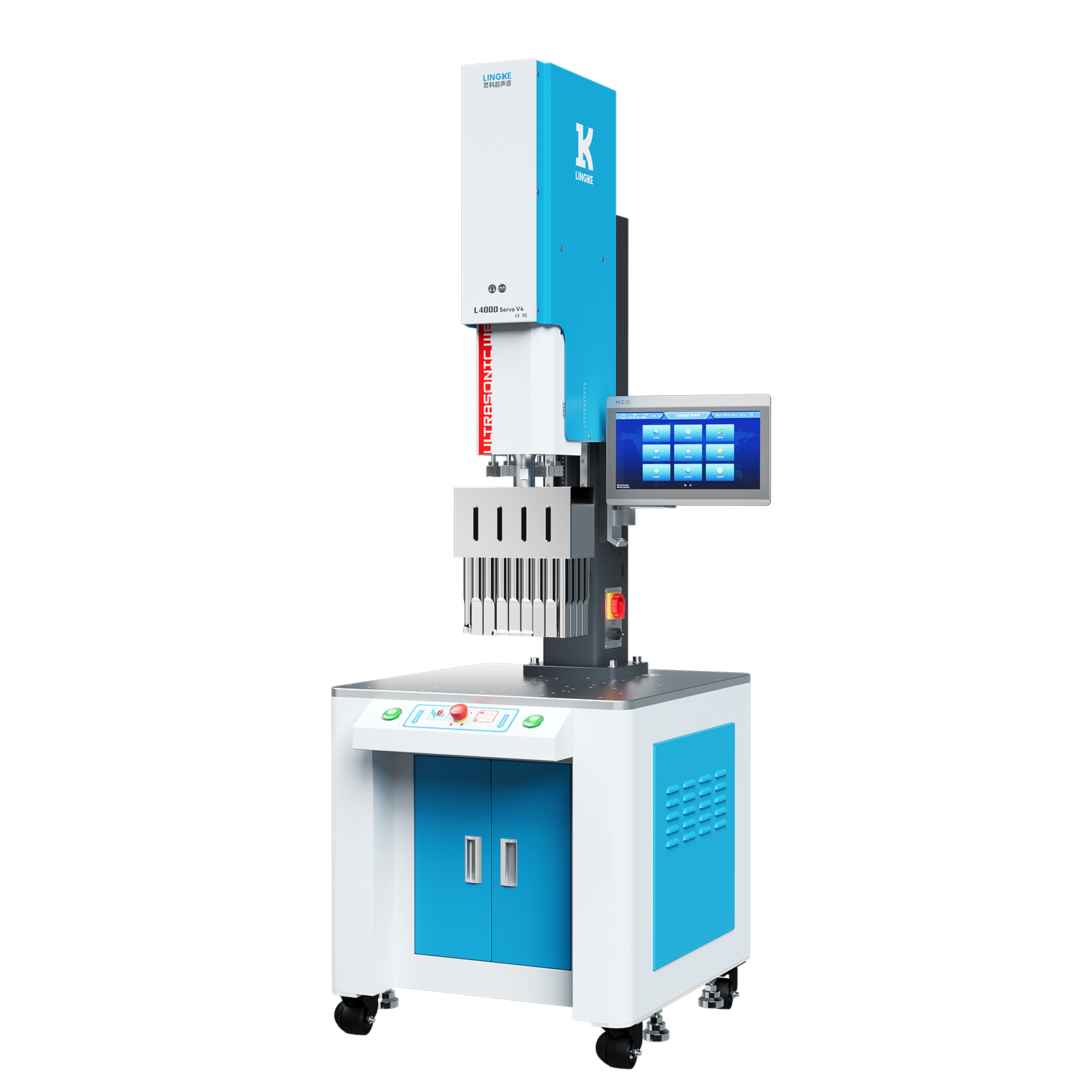 Lingke Servo Ultrasonic Plastic Welding Machine L4000 Servo 15kHz 4200W